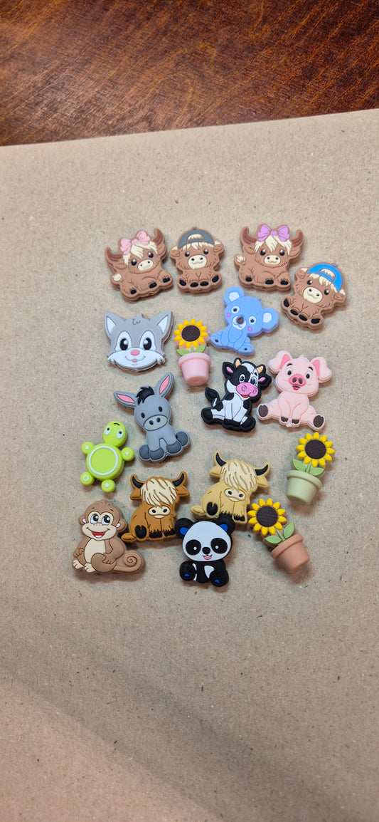 Prjónastopparar Teiknimyndadýr