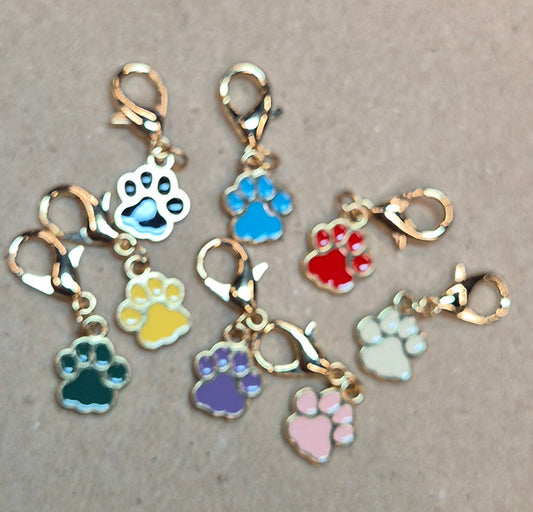 prjónamerki, litlar loppur