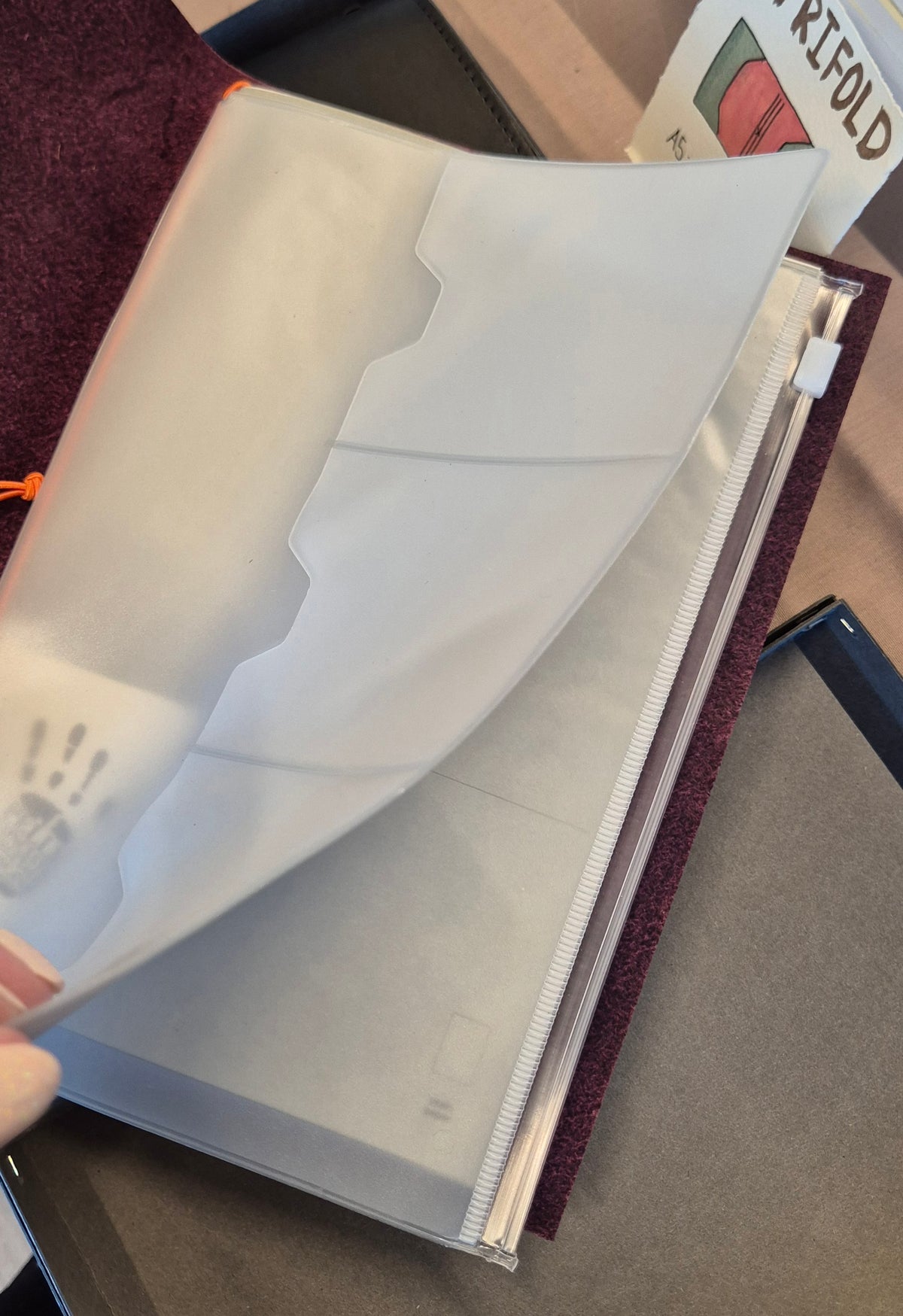 Plastvasar í Leðurbækur A5/xl